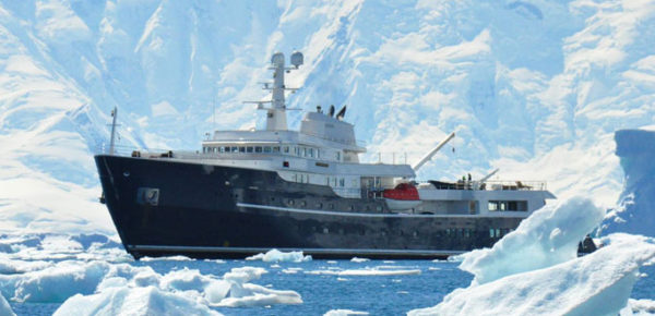Explorer yacht Legend in the Arctic