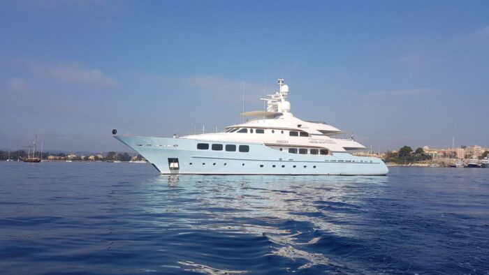 Motor yacht Awatea naval architecture and yacht construction Diana Yacht Design