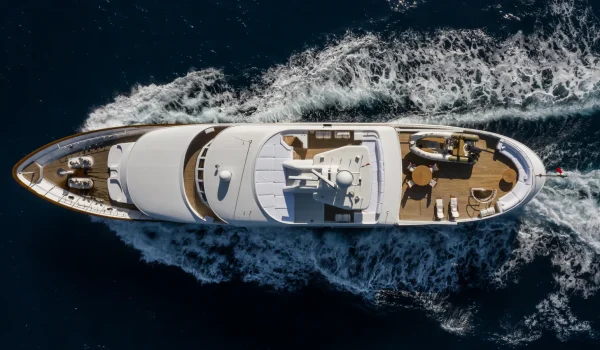 Sheergold cruising - bird view - diana yacht design