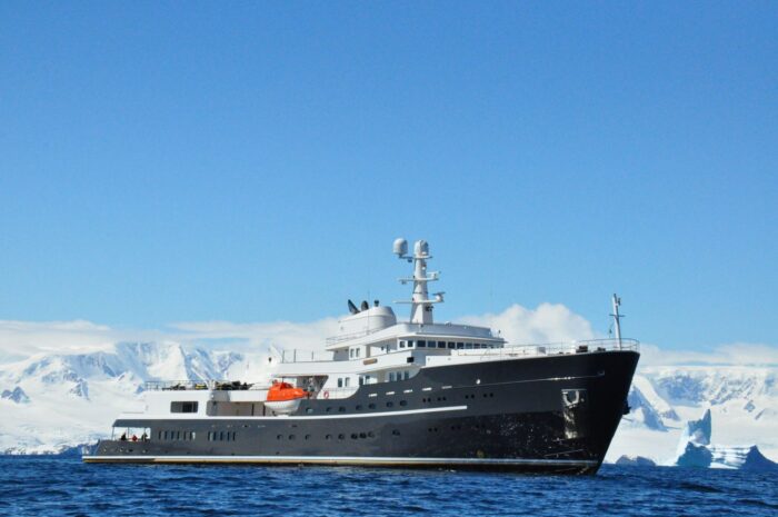 Explorer yacht Legend in the Arctic by Icon Yachts