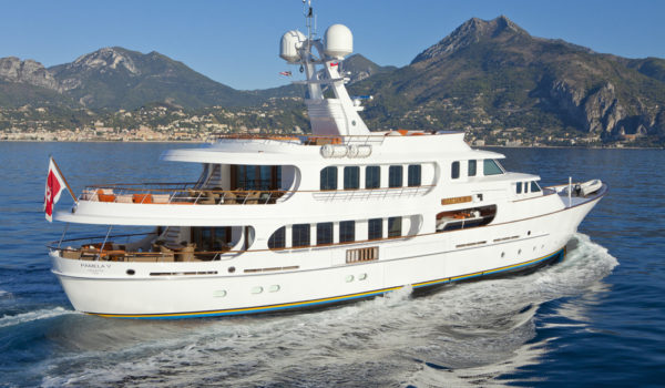 Pamela V superyacht, naval architect, yacht engineering, construction and design by Diana Yacht Design