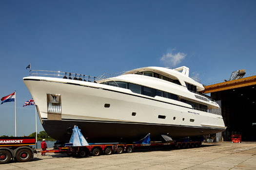 Brigadoon launch Brigadoon by Moonen with naval architecture by Diana Yacht Design