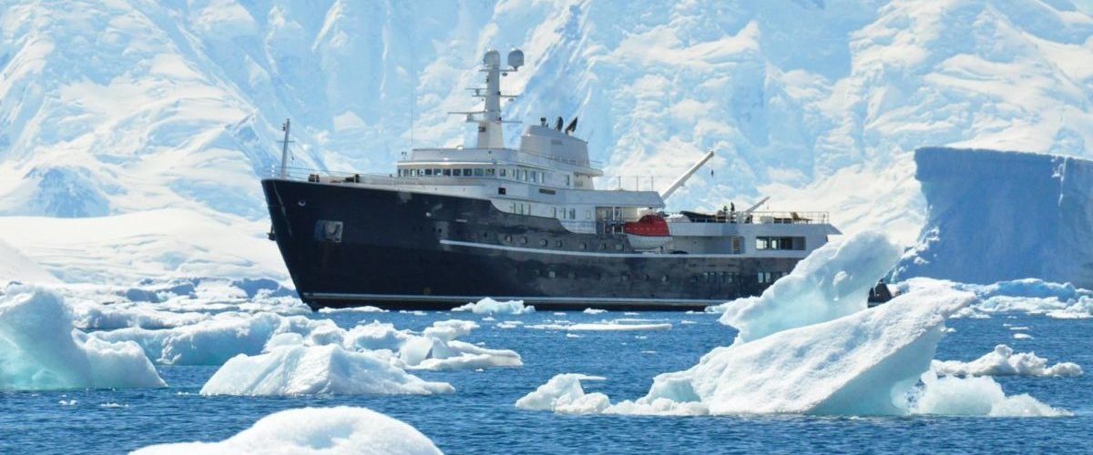 Adventure yacht Legend in the Arctic