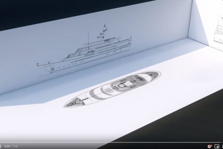 From Imagination to Realization Animation of creating a superyacht