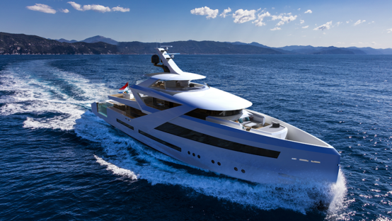 Superyacht Zenith - close up