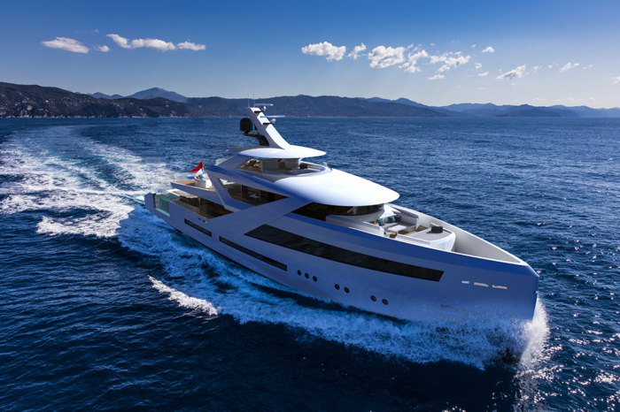 Superyacht Zenith - close up