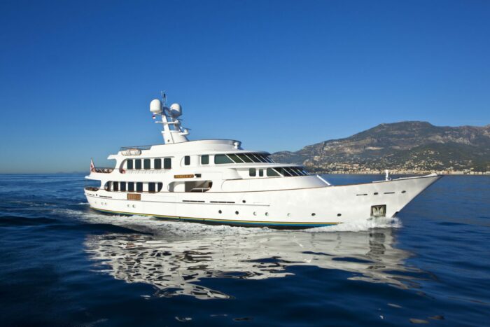 45 metre Motor yacht Pamela V with exterior design and naval architecture by Diana Yacht Design