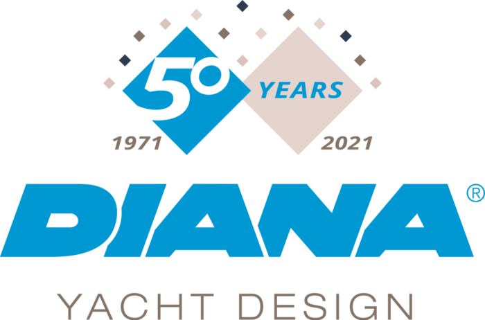 50jaar-DIANA-Logo Diana Yacht Design 50 years