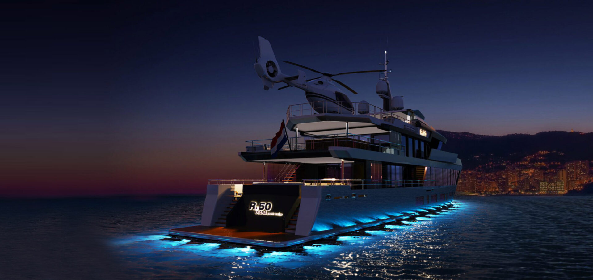 diana yacht design for sale