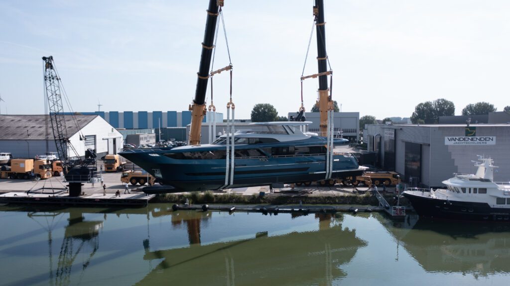 Blue Jeans launched at Van der Valk shipyard