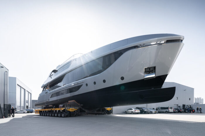 Motor yacht Shine, ex. project EVO, built by Van der Valk Shipyard, Structural engineering by Diana Yacht Design