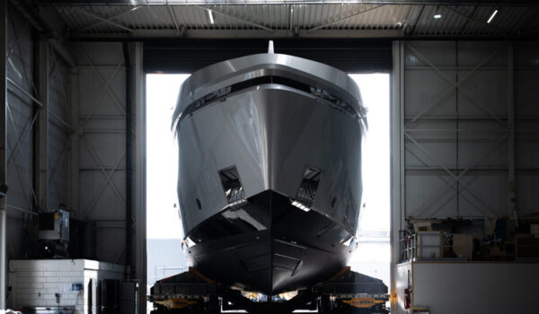 Shine, 39.92 m by Van der Valk shipyard, structural engineerng by Diana Yacht Design