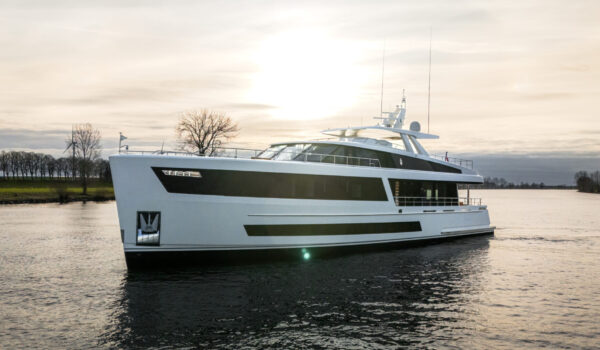 Jangada 3 in 2025 - sea trials Jangada 3 by Van der Valk shipyard in 20225