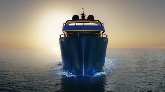 Sea Rover bow - 42m superyachts by Dutch Design Yachts