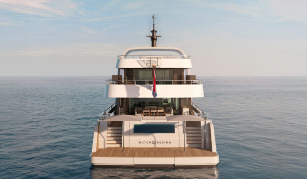 Sea Rover Exterior-Cam_7 Stern view of Sea Rover by Dutch Design - render image