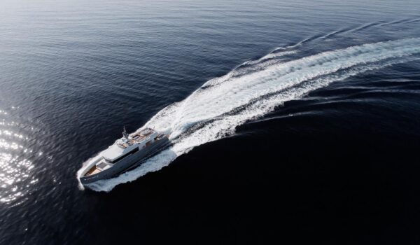 Only Now,34m superyacht, birdview, uilt by Tansu Yachts in Turkey.