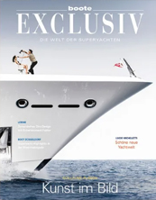 Boote- Exclusive - January 2026 edition - Kunst im Bild - Article about 61m superyacht ASIA.