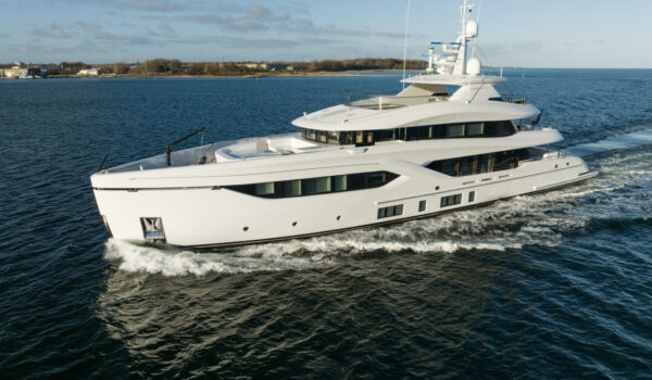 Moonlightm 44m superyacht, built by Conrad shipyard with naval architecture and engineering by Diana Yacht Design