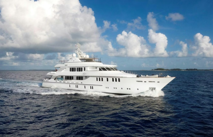 Mystic, 46m cruising. Naval Architecture by Diana Yacht Design