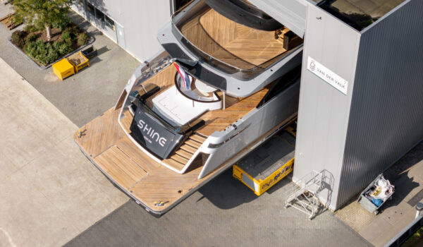 Shine, ex project Evo, built by Van der Valk shipyard, Engineering by Diana Yacht Design