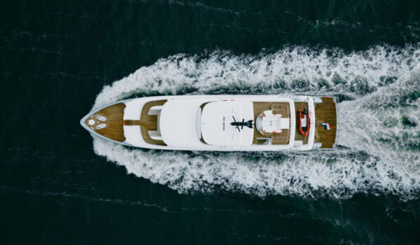 Bird view of 37.4 meter superyacht Lollipop