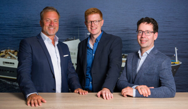 Diana Yacht Design Management team - Hans Maarten Bais, Bart de Haan, Jerry Lakeman