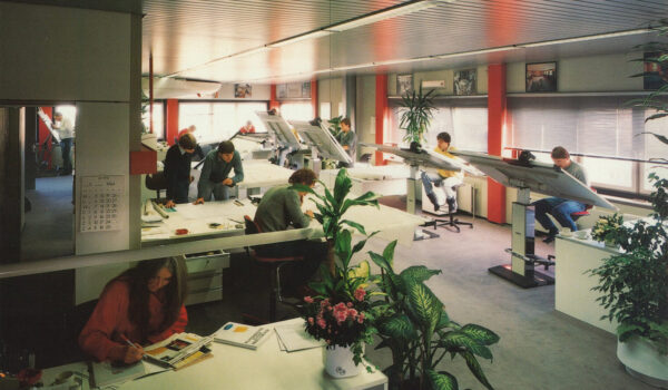 Diana Yacht Design office back in 1980