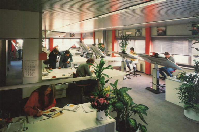 Diana Yacht Design office back in 1980